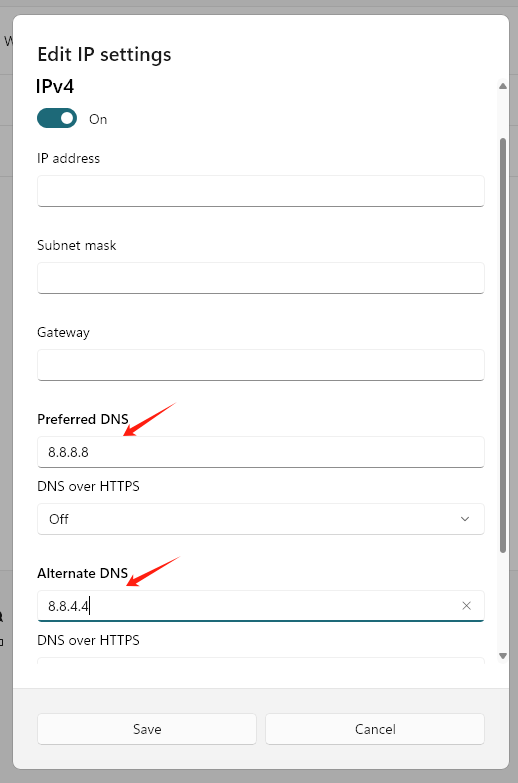 DNS Server Not Responding